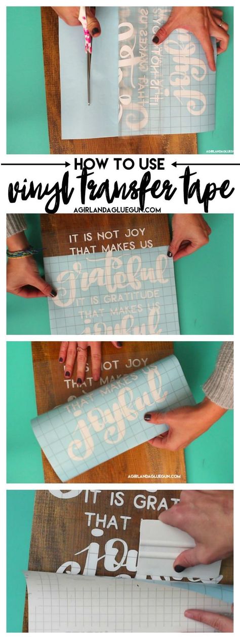 How to use transfer tape with vinyl - A girl and a glue gun Cricut Tricks, Cameo Crafts, Cricut Help, Fun Sign, Crafts For Teens To Make, Cricut Tips, Fall Sign, Fun Signs, Diy Vinyl