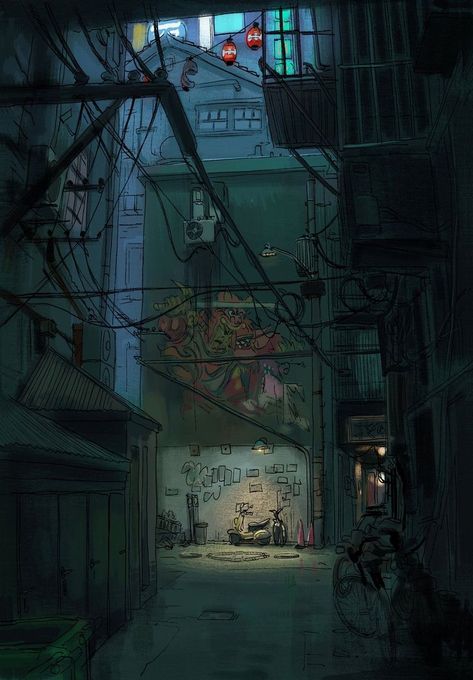 Big Hero 6 Concept Art, Scott Watanabe, Landscape Concept, Cyberpunk City, Cyberpunk Character, Air Brush Painting, Hero 6, Matte Painting, Big Hero 6