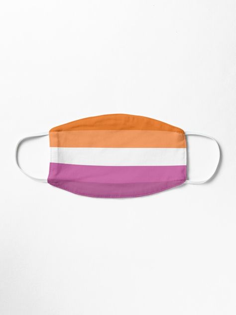 The new lesbian flag! Looks great as a lgbt sticker and other products like phone cases, shirt, and more. • Millions of unique designs by independent artists. Find your thing. Lesbian Flag Clothes, Lgbt Sticker, Flag Outfit, Lesbian Flag, Mask Design, Mask For Kids, A Mask, Secret Santa, Spandex Fabric