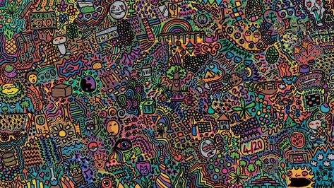 LSD Trip Wallpapers - Top Free LSD Trip Backgrounds - WallpaperAccess Tattoo Espalda, Trippy Aesthetic, Doodle Background, Tattoo Henna, Desktop Wallpaper Art, Wallpaper Doodle, Mandalas Drawing, Trippy Wallpaper, Mandalas Design