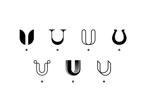 Lettermark Exploration - Day 21 - Letter ''U'' by Martin Milev on Dribbble Letter U Exploration, U Logo Design Letter, U Letter Design, Y Logo Design Letter, Letter U Logo Design, U Logo Design, U Letter Logo, Farm Logo Inspiration, Letter U Logo