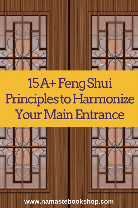 15 A+ Feng Shui Principles to Harmonize Your Main Entrance. For every part and object in the house there is a recommended positioning relative to the other objects and directions in the house in order to maximize the smooth and harmonious chi. Here are some of the guidelines that you must follow in order to make that A+ feng shui main entrance... Zen Entrance Front Doors, Feng Shui North Facing Front Door, Feng Shui Entryway Ideas, Entrance Feng Shui, Feng Shui Front Door Colors, Feng Shui Entrance, Feng Shui Entryway, House Feng Shui, Yard Door