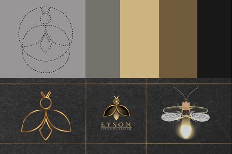 Perspektive Logo Design & Color Palette. I wanted to represent brand using the Firefly. What do you think of the whole brand? Firefly Logo, Logo Design Color, Logo Design Color Palette, Design Color Palette, Design Color, Firefly, Lighting Design, The Whole, You Think