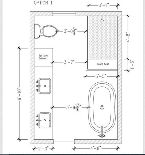 Guest Bathroom Floor Plans, Washroom Layout, Master Bath Layout Floor Plans, Simple Bathroom Decor Ideas, Bathroom Layout Ideas Floor Plans, Bathroom Sketch, Bathroom Blueprints, Bathroom Floorplan, Small Bathroom Plans