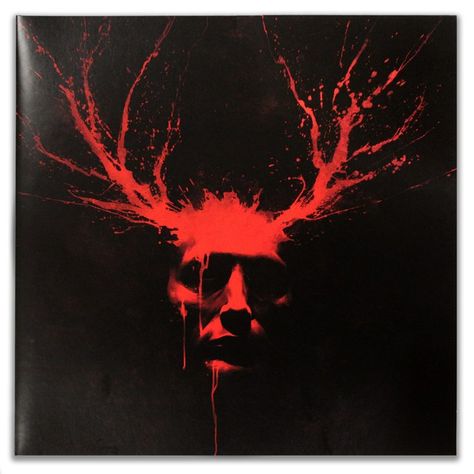 hannibal tomorrow | Hannibal soundtrack reissued on “steak tartare” vinyl Antlers, Soundtrack, Red, Black