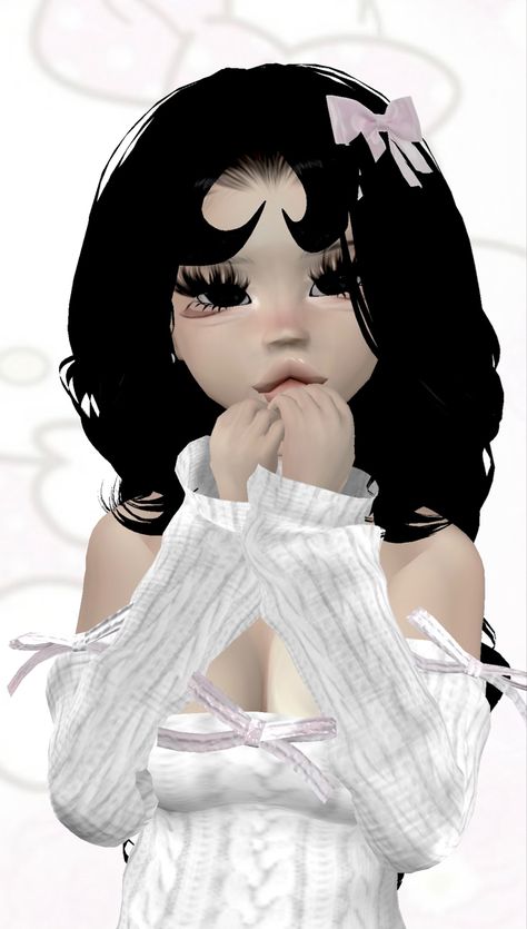 Imvu Doll Face, Imvu Tutorial Avatar, Imvu Black Girls Avatar Ideas, Imvu Avatar Ideas, Imvu Avi Ideas, Imvu Hair, Imvu Fits, Imvu Avi, Imvu Girl