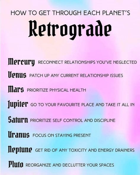 Retrograde Meaning, Retrograde Planets, Astrology Meaning, Spiritual Psychology, Astrology Planets, Birth Chart Astrology, Learn Astrology, Astrology And Horoscopes, Tarot Astrology