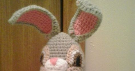 Bambi And Thumper, Bunny Blanket, Perfect Pink, Crochet Animal Patterns, Worsted Weight Yarn, Yarn Needle, Stuffed Animal Patterns, Crochet Animals, Baby Hats