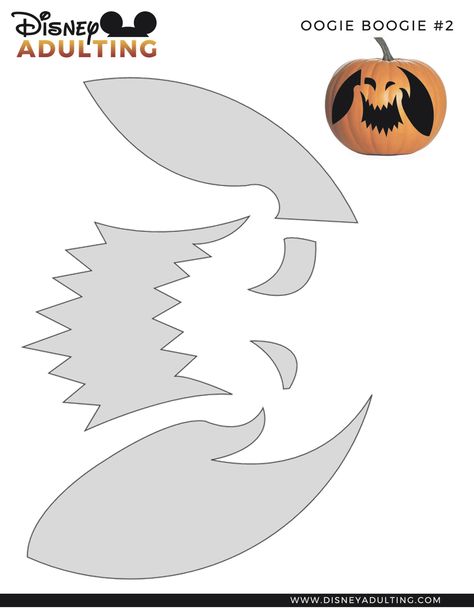 Pumpkin Carve Templates, Oogie Boogie Stencil, Oogie Boogie Pumpkin Stencil, Oogie Boogie Pumpkin Carving, Nightmare Before Christmas Stencil, Oogie Boogie Pumpkin, Jack O Lantern Diy, Nightmare Before Christmas Oogie Boogie, Lantern Pattern