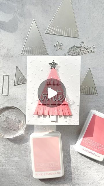 Cathy Zielske on Instagram: "The Fringe Trees from @prettypinkposh are so dang cute. Love this simple card. Find my supply list on my website under Reels Supplies. Music licensed from @artlist.io. #czdesigncards #holidaycards #prettypinkposh" Cathy Zielske, Fringe Tree, Music Licensing, Pretty Pink Posh, Supply List, Card Making Techniques, The Fringe, Simple Cards, Pretty Pink