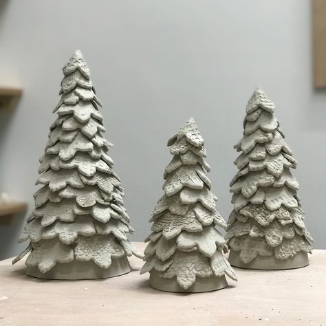 only one night to go… merry Christmas Eve everyone! 🎄 Handbuilt Christmas Pottery Ideas, Christmas Pottery Ideas, Pottery Christmas Trees, Christmas Tree Pottery, Christmas Ornaments Pottery, Pottery Tree, Clay Christmas Tree, Christmas Pottery, Christmas Tree Ceramic