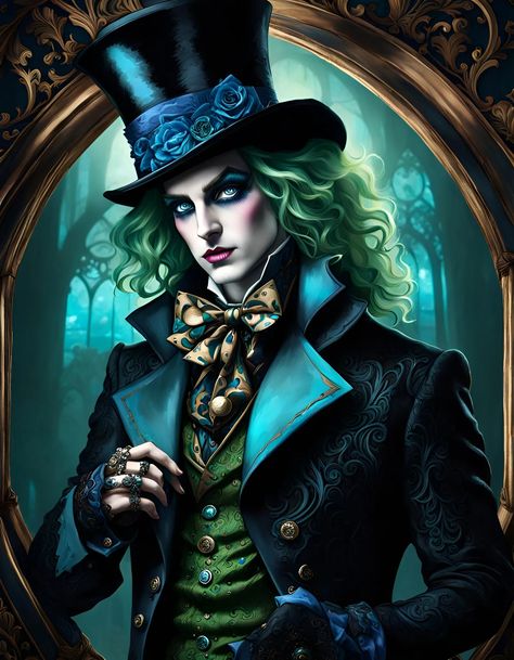 AI Art Generator App. ✅ Fast ✅ Free ✅ Easy. Create amazing artworks using artificial intelligence. Evil Alice, Alice And Wonderland Tattoos, Evil Tattoos, Wonderland Tattoo, Cafe Logo, Couples Halloween, Mad Hatter Tea, Mad Hatter Tea Party, Elegant Man