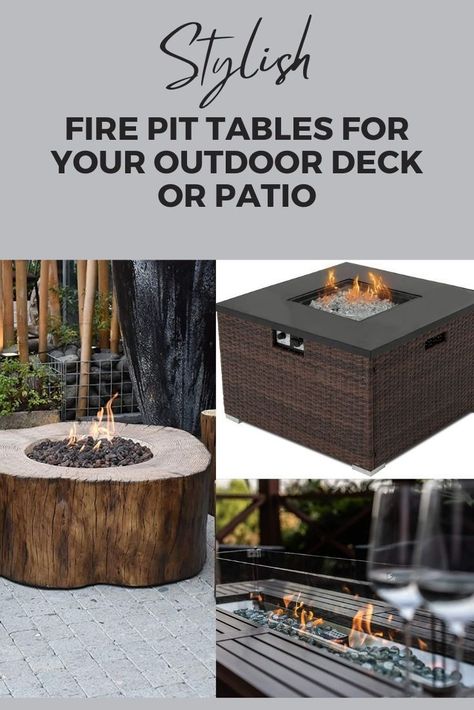 Gas Fire Pit Table Patio, Outdoor Gas Fire Pit Ideas, Electric Fire Pit, Fire Pit Screen, Best Fire Pit, Fire Pit Tables, Deck Or Patio, Solo Stove, Gas Patio Heater