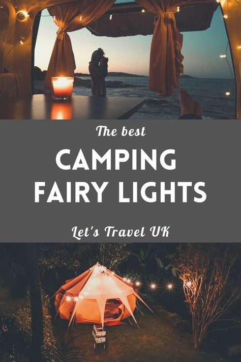 Camping Fairy Lights, Fairy Lights Camping, Fairy Lights Ideas, Camping Lighting, Lets Travel, Camping Kit, Travel Uk, Camping Lights, Camping Life