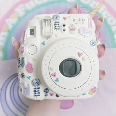 Stickers on everything  #polaroid #stickers #miniinstax #90s #pastel Polaroid Camera Case, Polaroid Instax Mini, Photo Kawaii, Polaroid Instax, Instax Mini Camera, Fujifilm Instax Mini 8, Polaroid Photography, Instax Camera, Typical Girl