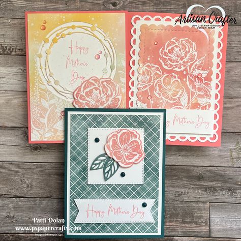 Marigold Moments, Hello Irresistible, Irresistible Blooms, Stampin Up Project, Mother's Day Cards, Group Projects, Designer Series Paper, Mothers Day Cards, Community Board