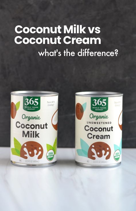 Coconut Milk vs Coconut Cream: What's the Difference? Canned Coconut Milk Recipes, Open A Coconut, Make Coconut Milk, Coconut Milk Ice Cream, Milk Benefits, Dairy Free Alternatives, Milk Ice Cream, Coconut Health Benefits, Unsweetened Coconut Milk