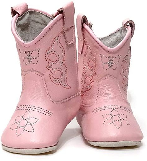 Baby Cowgirl Boots, Baby Cowgirl, Cowgirl Shoes, Dress And Cowboy Boots, Cowboy Boot Outfits, Newborn Crib, Pink Cowgirl Boots, Dresses With Cowboy Boots, Baby Cowboy