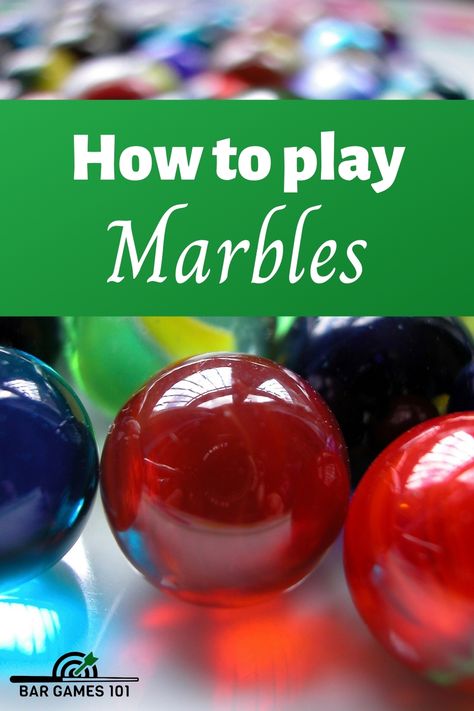 Marbles is one of the most popular games in the world. It’s historically played by many generations and it’s a household game that everyone is familiar with. How To Play Marbles, Cognitive Games, Marble Games, Fun Card Games, Family Fun Night, Most Popular Games, Bar Games, Family Fun Games, Fun Party Games