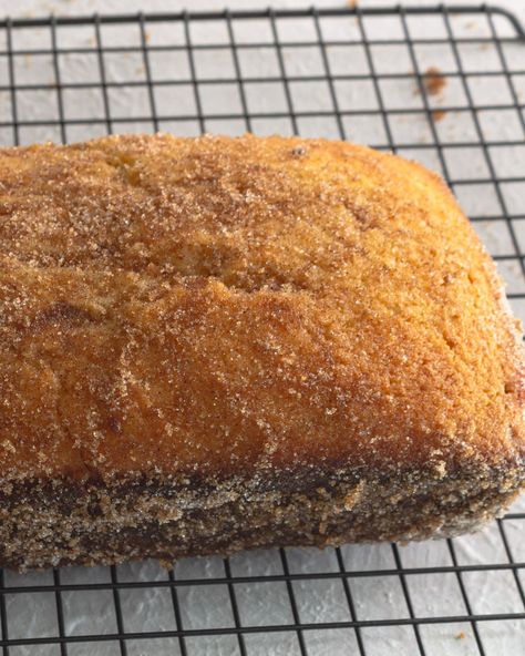 Cinnamon Sugar Donut Bread - Happy Homeschool Nest Cinnamon Sugar Donut Bread, Cinnamon Doughnut Bread, Cinnamon Sugar Donut Sweet Bread, Cinnamon Donut Bread, Cinnamon Sugar Bread, Sweet Bread Recipe, Donut Bread, Cinnamon Swirl Cake, Cinnamon Bread Recipe