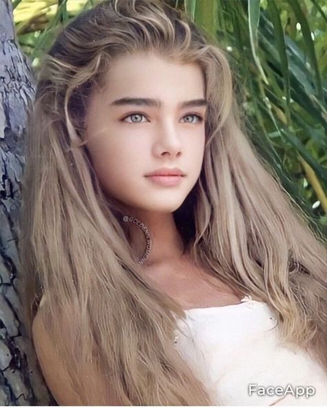 Brooke Shields And Sofi Knight, Brooke Shields Blonde Hair, Blonde Brooke Shields, Brooke Shields Faceapp, Human Avatar, Brooke Shield, Brooke Shields Young, Avatar Dr, Brooke Shields