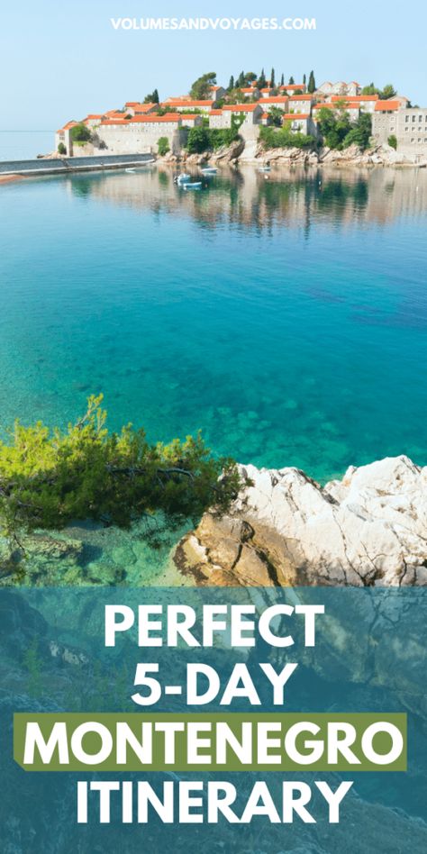 5 Days in Montenegro Itinerary Montenegro Itinerary, European Travel Destinations, Montenegro Beach, Montenegro Travel, Balkans Travel, Europe Trip Itinerary, Croatia Travel, European Travel, Holiday Destinations