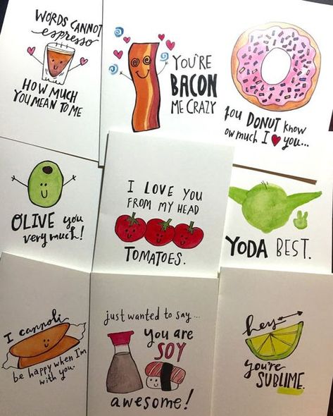 Card Puns, Cadeau St Valentin, Valentines Galentines, Cheesy Valentine, Kartu Valentine, Selling Handmade Items, Cute Puns, Cards For Boyfriend, Valentines Day Cards