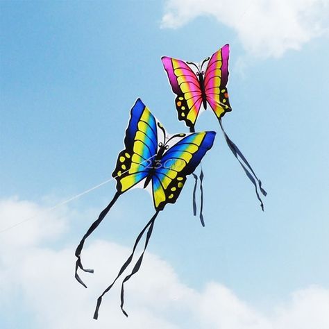 Butterfly Kite, Kite Accessories, Kites For Kids, Go Fly A Kite, Flying Toys, Kite Flying, Kites, Outdoor Toys, Stylish Kids