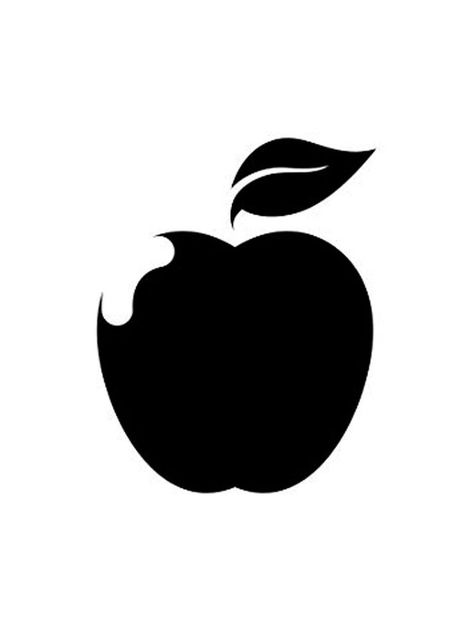 Apple stencils are suitable even for those who are just learning how to work with scissors. Choose your favorite Apple stencils and templates, and then download or print them. Fruit Stencils Free Printable, Apple Stencil, Apple Outline Drawing, Heart Apple Svg, Apple With Name Svg, Etched Mirror, Tropical Gifts, Variety Of Fruits, Free Stencils