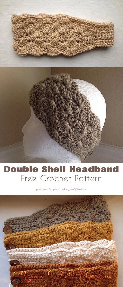 Free Crochet Winter Headband, Crochet Ear Band Pattern Free, Free Crochet Winter Head Band Patterns, Crochet Pattern For Headband, Crochet Wide Headband Pattern Free, Crochet Fall Headband Pattern, Crochet Hair Accessories Free Pattern Head Bands, Easy Ear Warmer Crochet Pattern Free, Free Crochet Patterns Headband