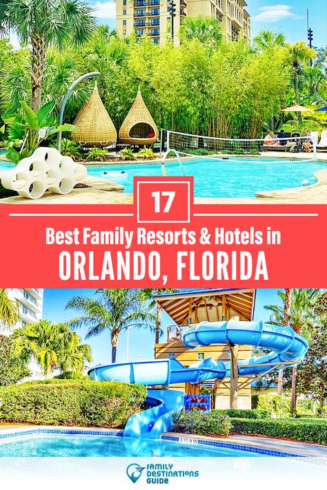 Want ideas for a family vacation to Orlando, Florida? We’re FamilyDestinationsGuide, and we’re here to help: Discover Orlando’s best resorts & hotels for families - so you get memories that last a lifetime! #orlando #orlandovacation #orlandowithkids #familyvacation Orlando Family Vacation, 2023 Birthday, Resorts For Kids, Kid Friendly Resorts, Florida Family Vacation, Vacay Ideas, Best Family Resorts, Vacation 2023, Orlando Family