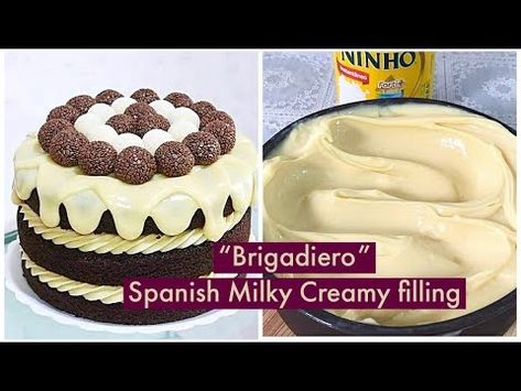 (37) “Brigadiero” Milky Spanish Cake filling Recipe In English - YouTube Spanish Cake, Cake Filling Recipes, Cake Filling, Cake Fillings, English Food, Filling Recipes, Butter, Milk, Baking