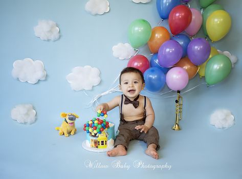 One Year Cake Smash » Willow Baby Photography Up Smash Cake 1st Birthdays, Up Cake Smash, Half Birthday Ideas For Boys 6 Months, 6 Month Baby Picture Ideas Boy, Baby Boy Birthday Themes, Half Birthday Baby, 6 Month Baby Picture Ideas, Monthly Baby Pictures, Monthly Baby Photos