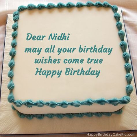 Nidhi Happy Birthday Cake With Name , Happy Birthday Nidhi Cake Picture Happy Birthday Chef, Birthday Cake For Brother, Happy Birthday Cake With Name, Cake Pic, Online Birthday Cake, Birthday Cake With Name, Cake With Name, Happy Birthday Cake Pictures, Birthday Cake Pictures