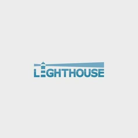 Lighthouse Logo Minimalist, Raider Logo, Lighthouse Logo, Eyewear Logo, Illustrated Words, Typographic Logo Design, Church Logo, Self Branding, Typo Logo