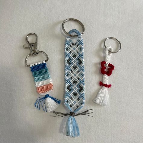 Handmade Keychain String Keychain Friendship Bracelet Keychain Knotted Keychain - Etsy Friendship Bracelet Keychain, Keychain String, Knotted Keychain, String Keychain, Knot Keychain, Handmade Keychains, Bracelet Keychain, Handmade Keychain, String Art