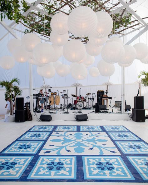 Dance Floor Design, Event Moodboard, Custom Dance Floor, Mediterranean Theme, Hispanic Wedding, Wedding Reception Dance Floor, Belize Wedding, Moodboard Wedding, Dance Floor Lighting