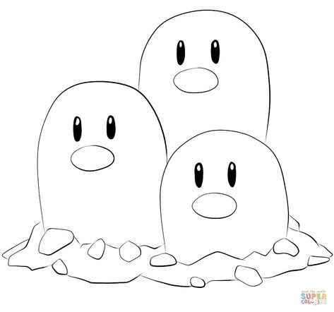 Pokemon Coloring Pages Dugtrio – Through the thousands of images on-line about pokemon coloring pages dugtrio , we picks the top choices having ideal resolution simply for you all, and this pictures is considered one of images selections inside our very best pictures gallery concerning... #cartoon #coloring #pages Easy Pokemon, Pokemon Coloring Sheets, Pokemon Sketch, Boy Coloring, Color Pages, Pokemon Party, Pokemon Coloring Pages, Pokemon Images, Pokemon Coloring