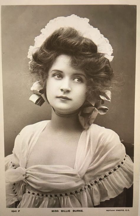 Billie Burke Edwardian actress Glenda The Good Witch, My Love Photo, Victorian Images, Billy Burke, Billie Burke, Vintage Foto's, Ziegfeld Follies, Ziegfeld Girls, Glinda The Good Witch