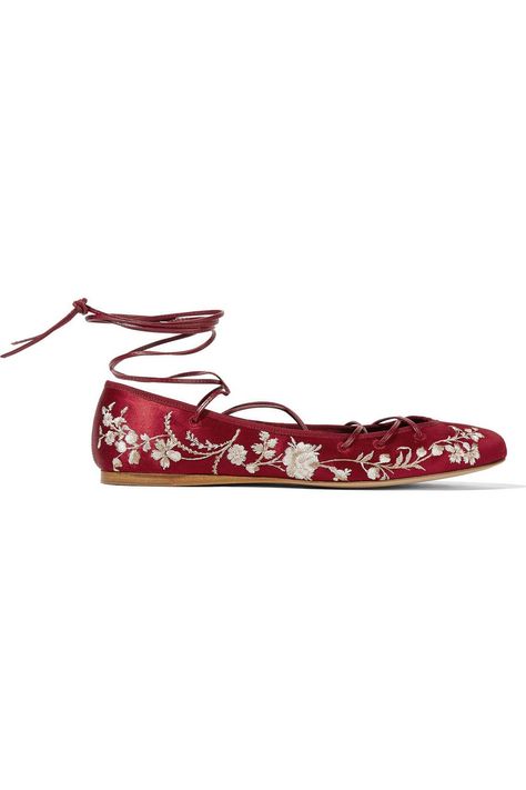 It's ballet-flat season, darlings! Beige Ballet Flats, Burgundy Ballet Flats, White Ballet Flats, Burgundy Flats, Satin Ballet Flats, Lace Up Ballet Flats, Fancy Flats, Burgundy Shoes, Ballerina Shoes Flats