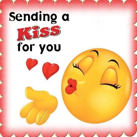 Flirty Emojis, Babies Videos, Kisses Quotes, Emoticon Love, Sticker Face, Romantic Good Morning Quotes, Love Emoji, Hug Images, Good Morning Smiley