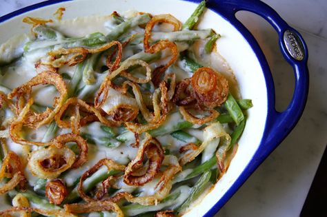 Make Dinner Tonight: 3 Southern Comfort Food Recipes to Slow Down and Savor Thanksgiving Green Bean Casserole, Thanksgiving Green Beans, Traditional Green Bean Casserole, Southern Foods, Best Green Bean Casserole, Homemade Green Bean Casserole, The Best Green Beans, Country Food, Chicken Potato