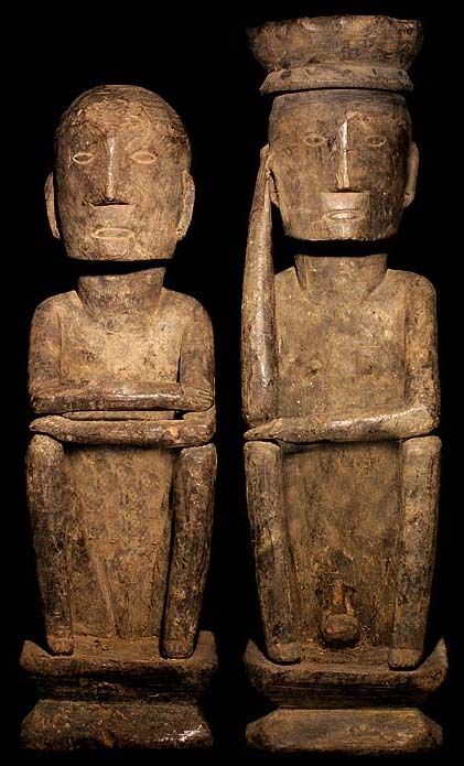 IFUGAO SEATED BULUL RICE GOD STATUE PAIR DAVID HOWARD TRIBAL ART IFUGAO SEATED… Colonial Philippines, Filipino Rice, Tibetan Thanka, Shaman Ritual, Website Pictures, Characters Aesthetic, Filipino Art, God Statue, Kindergarten Language Arts