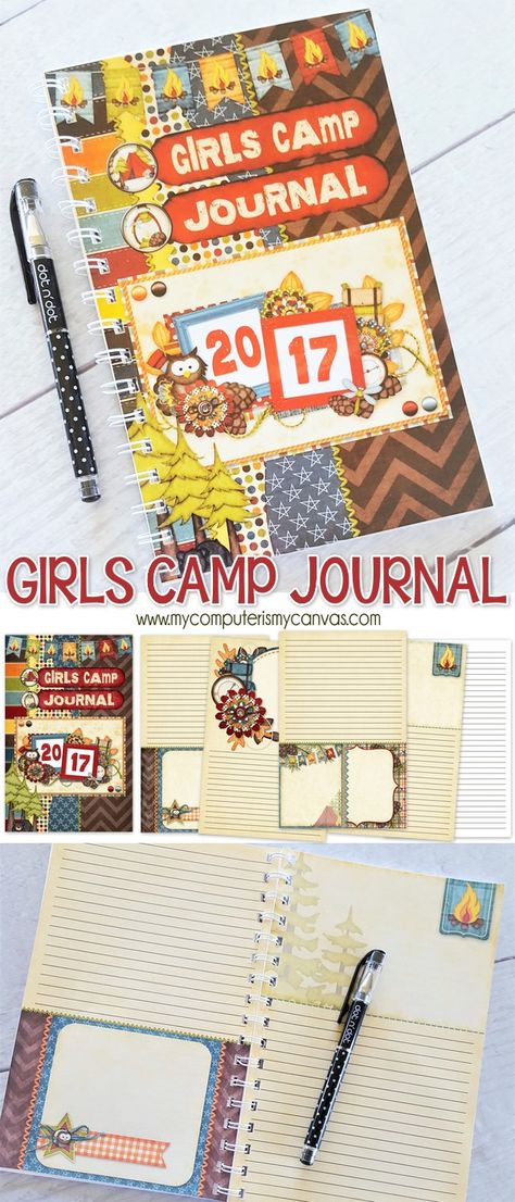 Girl Scout Camping Activities, Scout Camping Activities, Yw Handouts, Camping Printables, Lds Girls Camp, Girls Camp Crafts, Cousin Camp, Lds Yw, Camping Journal