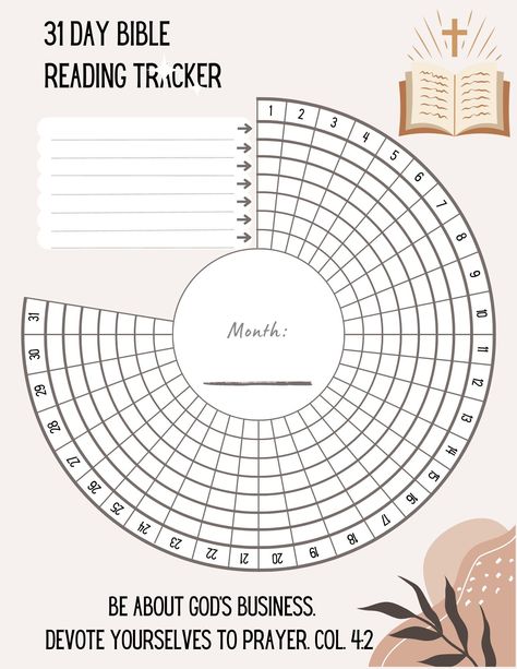 Track your progress in reading the Bible with this easy-to-use printable. Simply print, cut, and hang on your wall. The tracker includes 365 circles, one for each day of the year. As you read through the Bible, color in a circle each day. You'll be able to see your progress at a glance and stay motivated to finish reading the entire Printable Circles, Reading The Bible, Time Planner, Reading Tracker, Bible Reading, Circle Time, Planner Templates, Habit Tracker, Stay Motivated