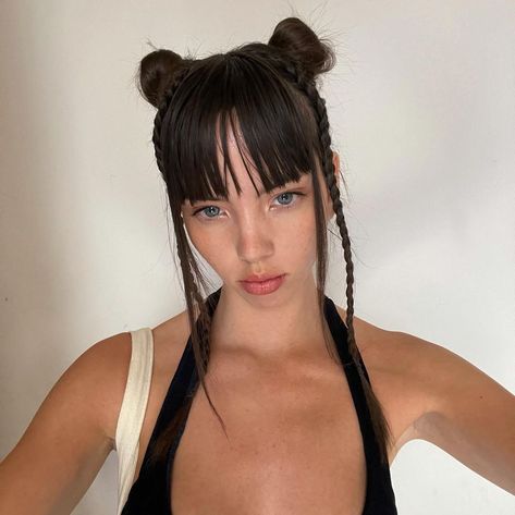 Rave Hair, Braided Hair Tutorial, Braided Bangs, Peinados Fáciles Para Cabello Corto, Work Hairstyles, January 19, Sleek Hairstyles, Hair Reference, Hair Inspo Color