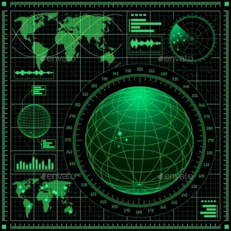 Radar Screen with World Map - Computers Technology World Map Vector, Computer Vector, Gfx Design, Hacker Wallpaper, Cyberpunk City, Graphic Design Trends, Illusion Art, Retro Futuristic, Map Vector