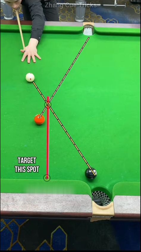 595K views · 3.4K reactions | Amazing angle creation to play third shot #reels #billiards #snooker #pool #trickshot #billiardschallenge #8ball #9ball #8ballpool #billiardsclub #billiardspool | Zhang Cue Tricks | Zhang Cue Tricks · Original audio 8ball Pool, Trick Shots, Billiards Pool, Billiards, To Play, Audio, Pool