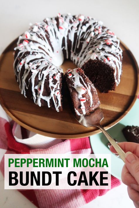 Mint Bundt Cake, Mocha Bundt Cake, Cake Mix And Pudding, Homemade Peppermint Mocha, Breakfast Bundt Cake, Christmas Bundt Cake, Lemon Blueberry Bundt Cake, Blueberry Bundt Cake, Pinterest Food