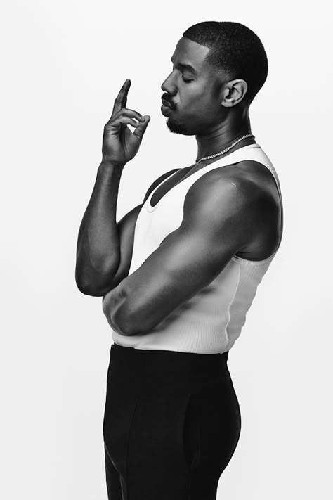 MICHAEL B. JORDAN - 2023 | Adrienne Raquel ph. for Rolling Stone Michael B Jordan Outfits, Michael B Jordan Shirtless, Michael Bakari Jordan, Male Portrait Poses, Rolling Stone Magazine, Headshot Poses, Gentleman Aesthetic, Mens Photoshoot Poses, Male Models Poses